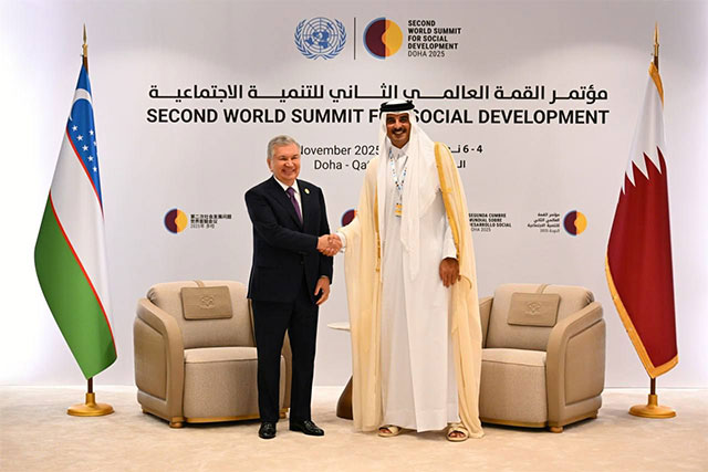 Leaders of Uzbekistan and Qatar Discuss Further Expansion of Strategic Partnership