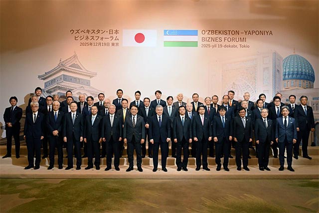 President of Uzbekistan Advocates Expanding Practical Cooperation with Japanese Business