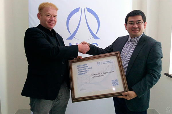 Mark Rochman becomes Ambassador of Mirzo Ulugbek Innovation Center