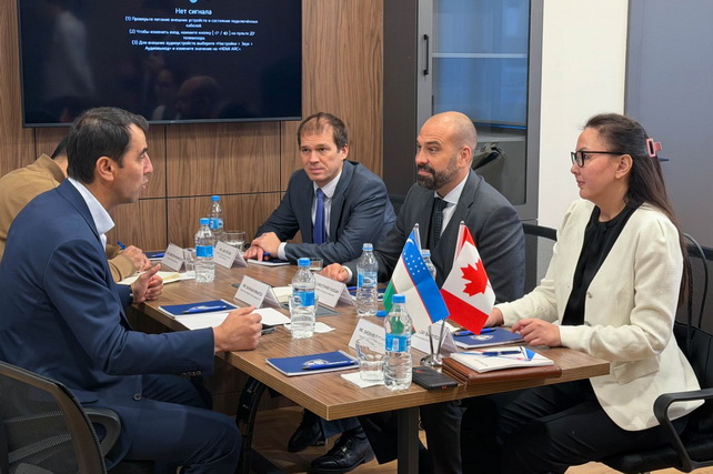 Ravshan Irmatov Discusses Football Development in Uzbekistan with Canadian Ambassador
