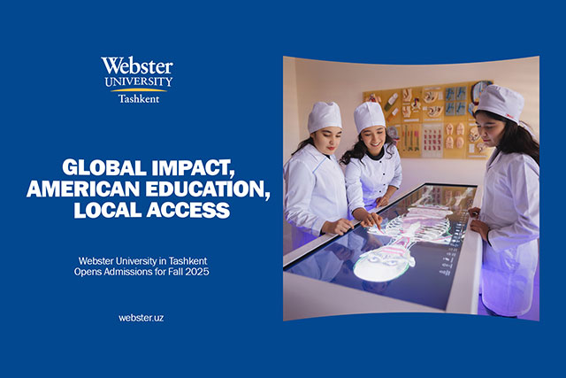 Webster University in Tashkent opens admission to extended programs with full scholarships, first-year discounts, and global recognition