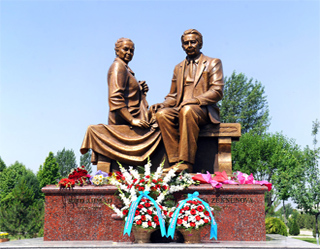 Monument to Said Ahmad and Saida Zunnunova unveiled in Tashkent