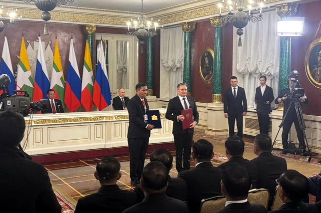 Russia and Myanmar sign agreement on the construction of a small modular nuclear power plant