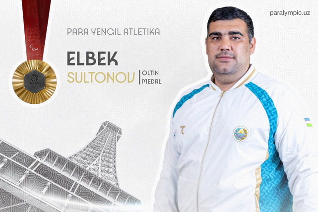 Elbek Sultanov is Paralympic Champion