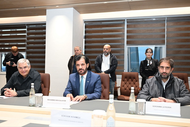 FIA President Mohammed Ben Sulayem Arrives in Tashkent