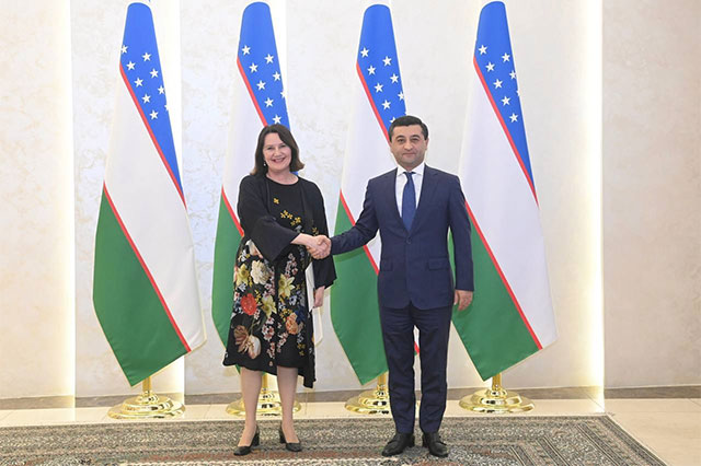 Uzbek Foreign Minister accepts credentials of new Slovenian Ambassador
