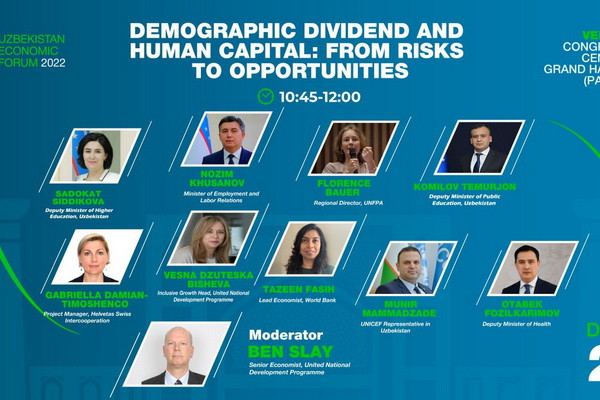 Panel discussion "Demographic dividend and human capital: from risks to opportunities"