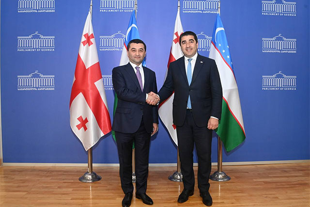 Uzbekistan’s Foreign Minister Meets with Speaker of the Georgian Parliament