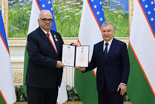 Nenad Lalović Awarded the “Dustlik” Order for Contribution to the Development of Sports in Uzbekistan