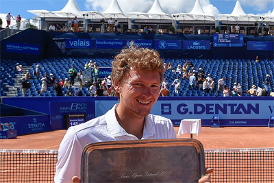 Denis Istomin wins doubles title in Gstaad