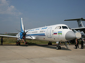 Uzbekistan Airways receive new aircraft Il-114-100