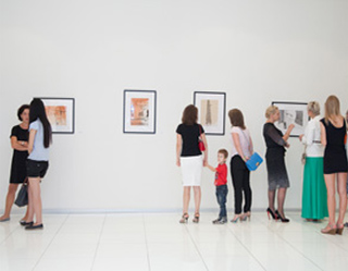 Works, made from coffee and pen, of Assad Gadjiev presented in Tashkent