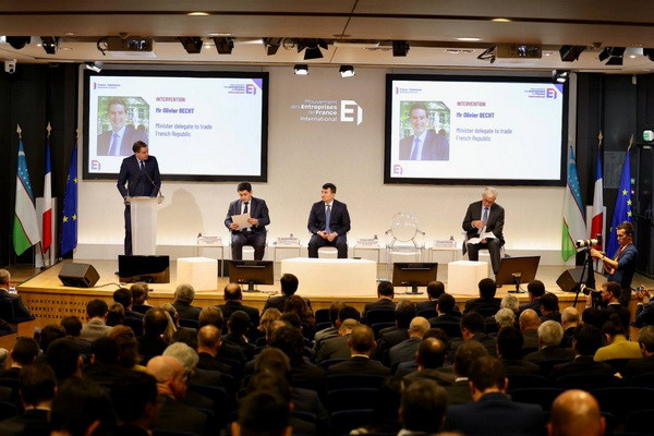 Uzbek-French business forum held in Paris