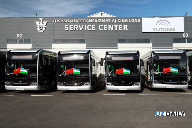 В Ташкент поставят 240 новых городских автобусов