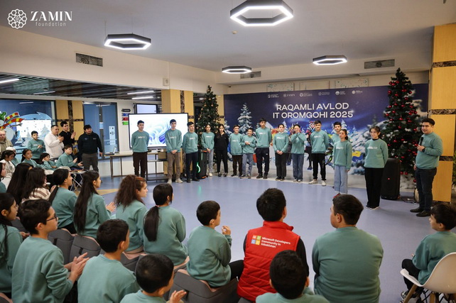 Minglab maktab o‘quvchilari Zamin Education inklyuziv IT-lagerida ishtirok etdi