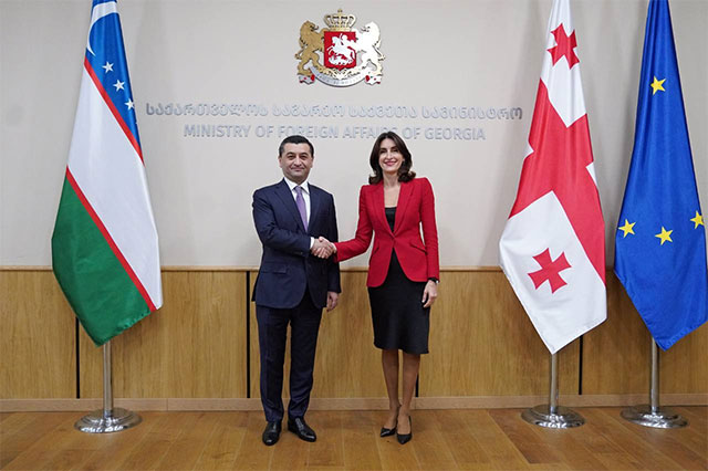 Foreign Ministers of Uzbekistan and Georgia Hold Talks in Tbilisi