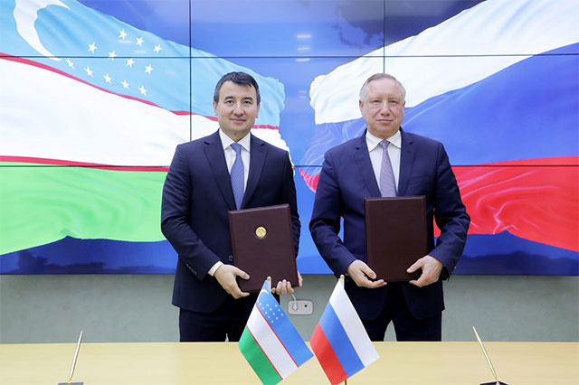 Documents on Cooperation Between Uzbek Regions and Saint Petersburg Signed