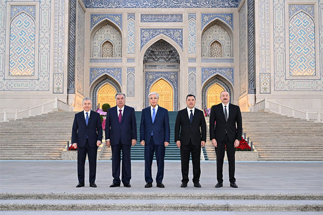 Central Asian Leaders and Azerbaijan’s President Visit Tashkent Islamic Civilization Center