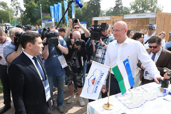The national stand of Uzbekistan is presented in Moscow