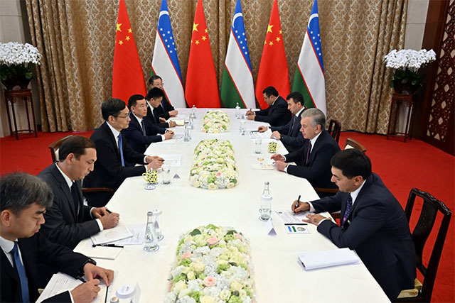 Mirziyoyev Discusses Renewable Energy and Building Materials Projects with China’s CNBM