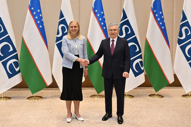 President of Uzbekistan Receives OSCE Chair-in-Office