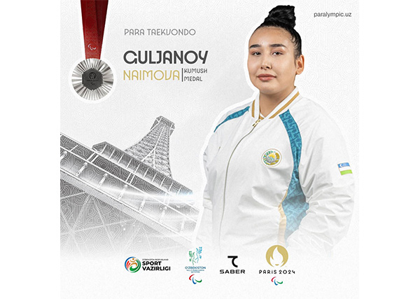Guljanoy Naimova wins silver medal at the Paralympic Games