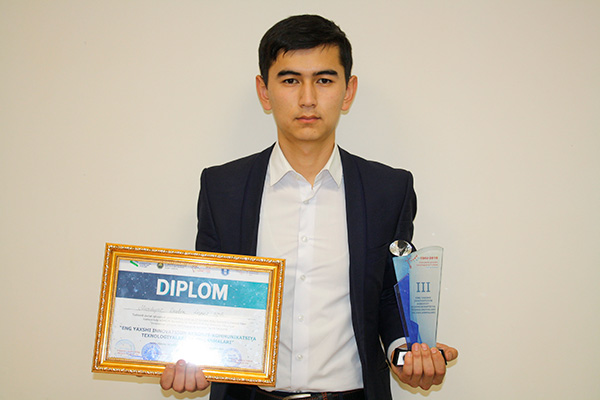 IUT student Doston Mardiev takes third place in innovation fair