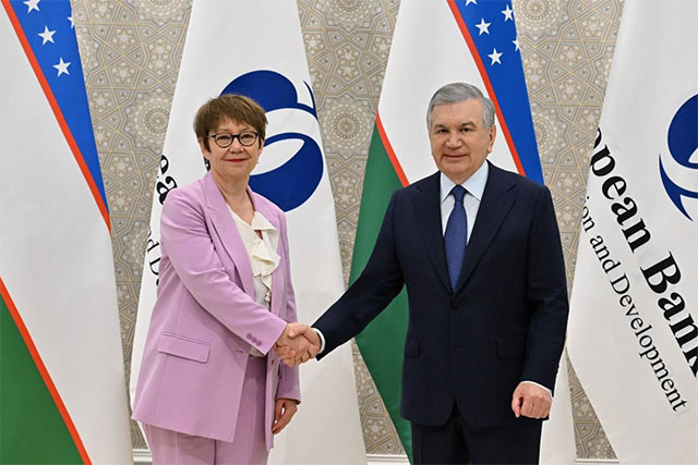 President of Uzbekistan and EBRD President discuss strategic partnership priorities