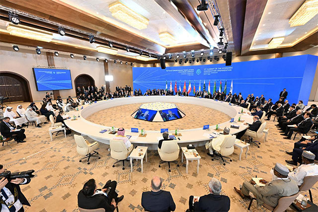 President of Uzbekistan Participates in the 17th ECO Summit in Khankendi