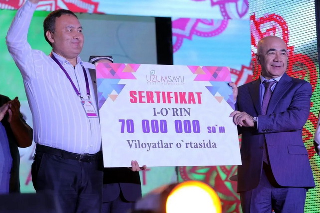 Parkent tumanida “Uzum sayli” xalqaro festivali yakunlandi, g‘oliblar e’lon qilindi