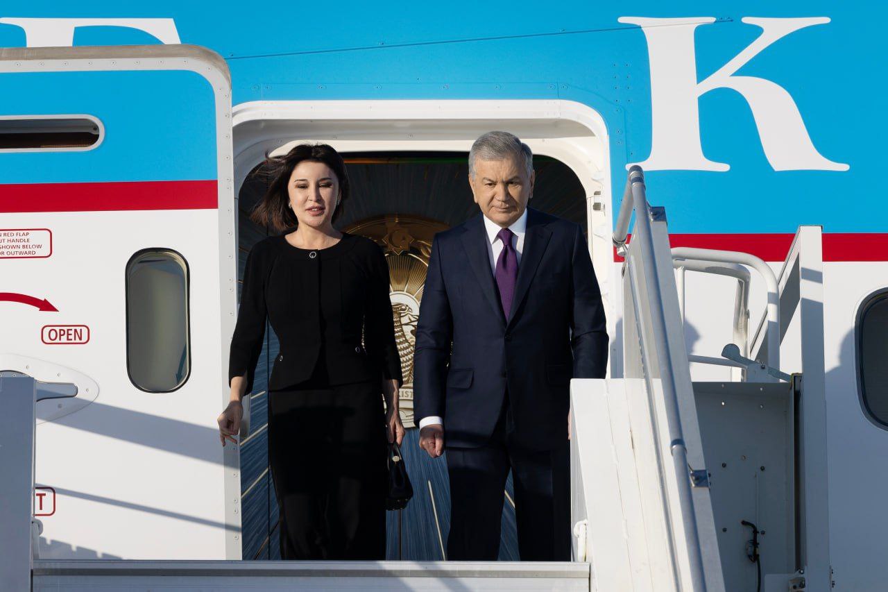 President of Uzbekistan Arrives in the United States