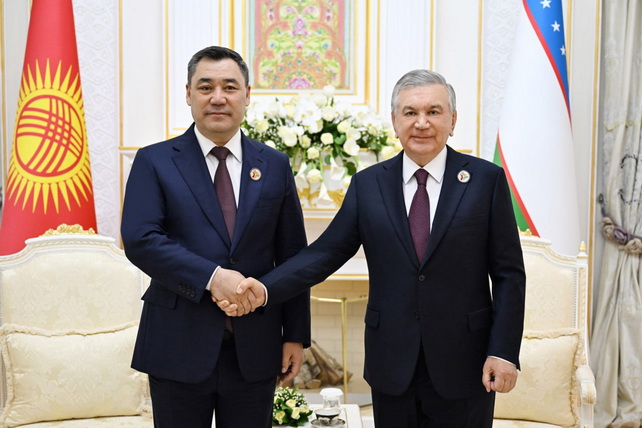 Presidents of Uzbekistan and Kyrgyzstan discuss progress on joint projects