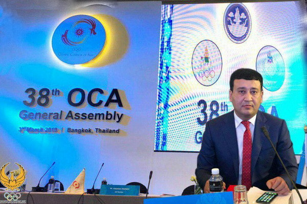 Umid Akhmatdjanov becomes vice-president of the Olympic Council of Asia