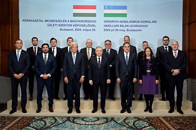 President of Uzbekistan proposes new agenda for business cooperation with Hungary