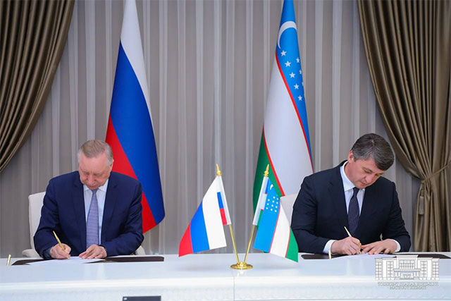 Tashkent and Saint Petersburg Sign “Roadmap” for Cooperation Through 2028