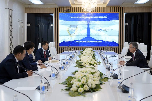 Uzbekistan and the World Justice Project Signed a Memorandum of Cooperation
