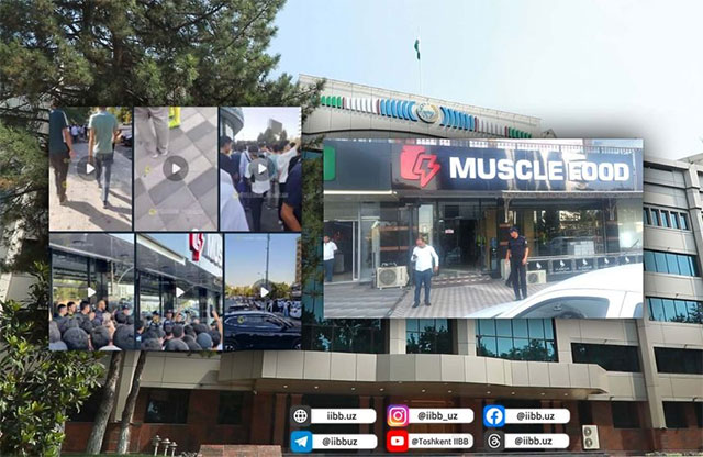 Tashkent Police Disperse Unauthorized Gathering Outside Store in Yunusabad