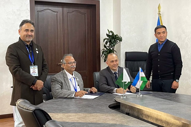 «Темирйўлкарго» АЖ ва “IRT Chamber of Pakistan” ўртасида стратегик ҳамкорлик тўғрисида Меморандум имзоланди