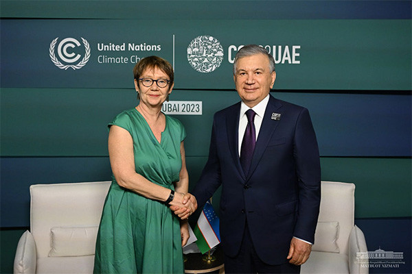 President of Uzbekistan and the EBRD President consider issues of further enhancing multifaceted partnership
