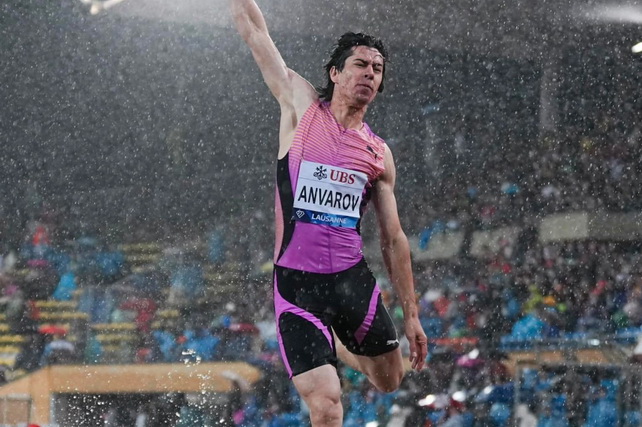 Anvar Anvarov Wins Gold at Diamond League in Lausanne