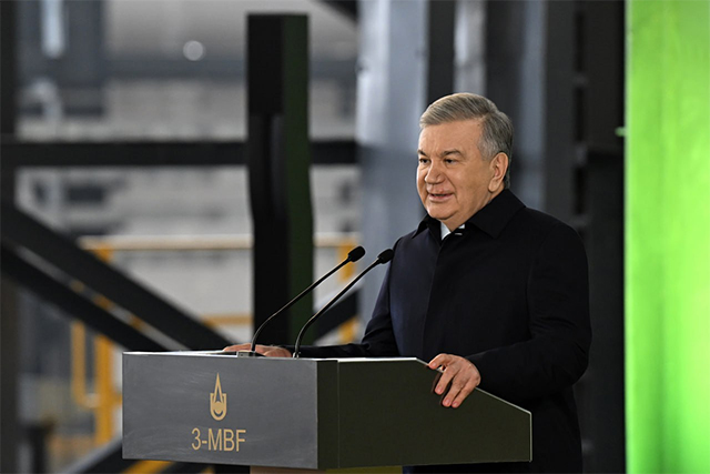 Uzbek President Launches 3rd Copper Processing Plant of AGMK