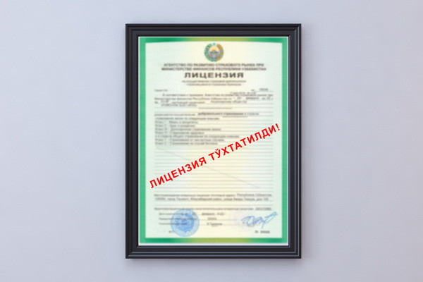 Licenses of some companies providing insurance services have been suspended