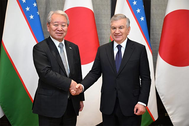 President of Uzbekistan Holds Talks with JICA Head on Expanding Strategic Cooperation