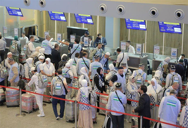 First group of pilgrims from Uzbekistan departs for Saudi Arabia