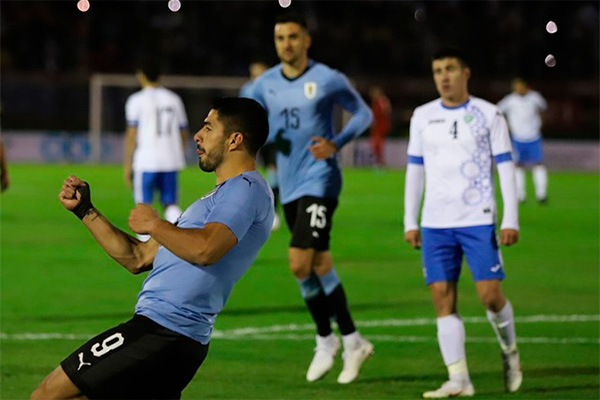 Uruguay beats Uzbekistan in friendly match