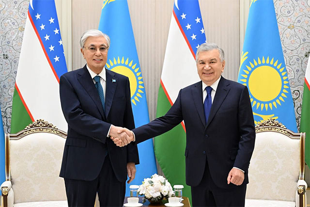 President of Kazakhstan Arrives in Uzbekistan for State Visit