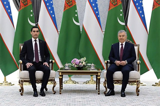 Mirziyoyev and Berdimuhamedov Hold Talks in Tashkent
