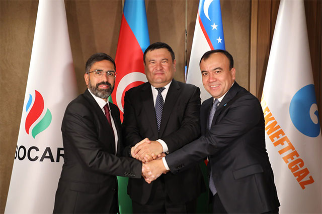 Oʻzbekiston Respublikasi Energetika vazirligi, “SOCAR” va “Oʻzbekneftgaz” AJ oʻrtasida mahsulot taqsimotiga oid Bitim imzolandi