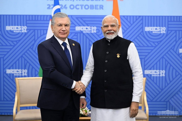 Mirziyoyev and Modi Discuss US$2 Billion Projects and 60% Growth in Trade Turnover