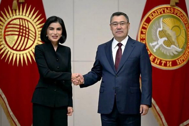Sadyr Japarov Meets Saida Mirziyoyeva to Discuss Bilateral Cooperation